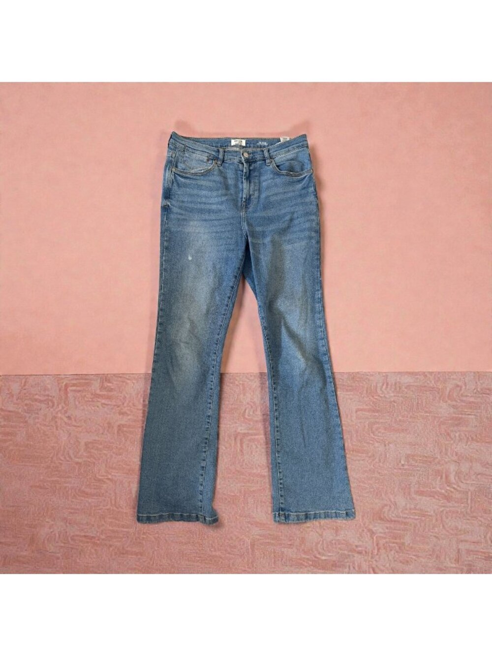 KENSIE Vintage Luxe The Tessa High Rise Bootcut Jeans Size US 12